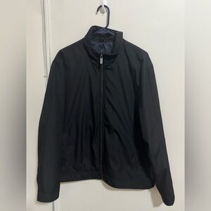 Michael Kors Men's Black tech track Jacket size XL